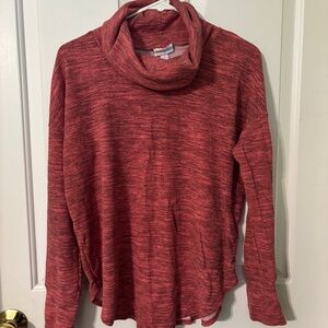 Lularoe Pink Cowl Neck Sweater